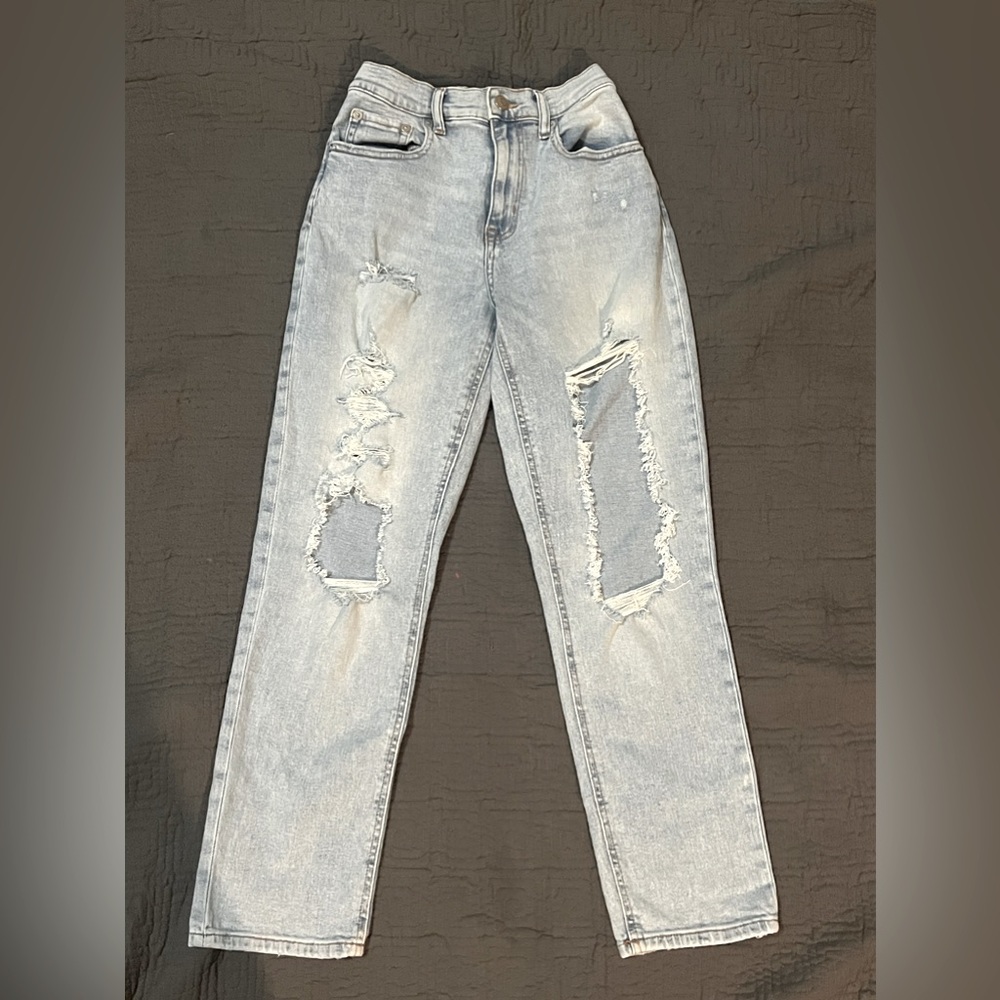 aeropostale stretch mom jeans small/medium